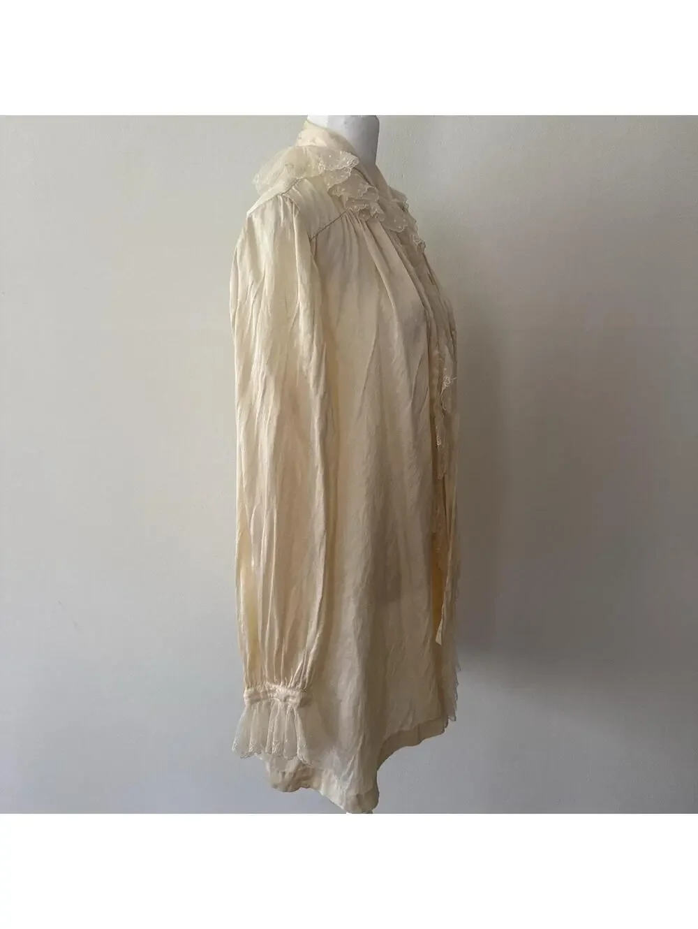 Antique silk dressing gown